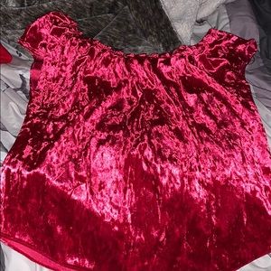 Velvet shirt